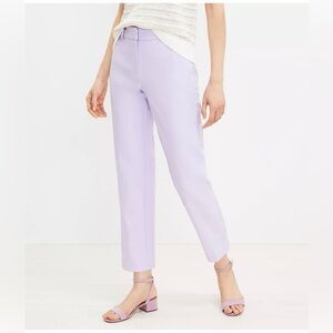 Loft the Riviera Slim Pant in Lavender Purple Ankle Women’s Sz 2P 2 Petite NWT